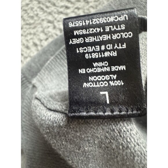 Nicole Miller Cardigan Sweater Womens L Gray Long Sleeve Crew Button Up - Picture 9 of 10